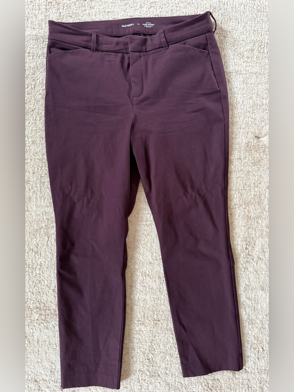 Old Navy High Rise Pixie Skinny size 14 EUC